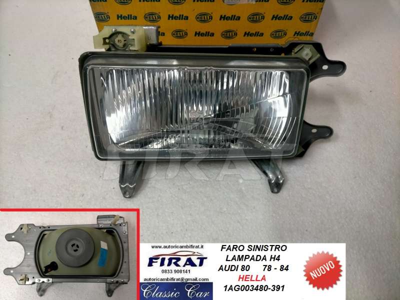 FARO AUDI 80 78 - 84 H4 SX (HELLA)